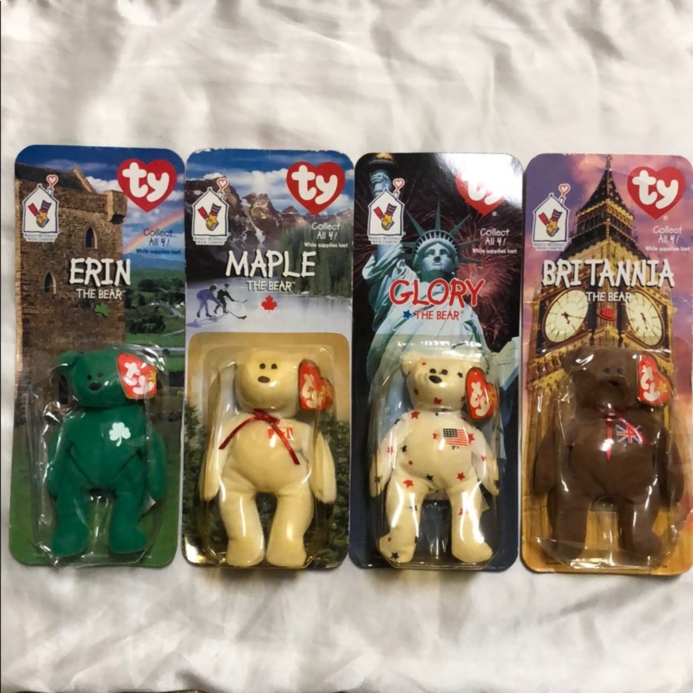 McDonalds TY Beanie Babies Complete Set
